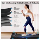 Walking Pad, Walking Pad Treadmill 330 lb Capacity, 3 in 1 Portable Under Desk Treadmill for Home and Office with Remote Control, LED Display (C102 Black) - Retail: $172.79