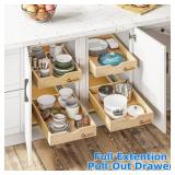 WelFurGeer Pull Out Drawers for Kitchen Cabinets, Pull Out Cabinet Organizer, Slide Out Drawers for Kitchen Cabinets, Cabinet Drawers Slide Out, Cabinet Pull Out Shelves (32