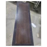 Commercial Duty Wooden Top Console Entry Way Table - Espresso