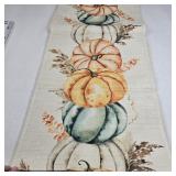 Fall Table Runners Fall Harvest Pumpkin Thanksgiving Runners for Dining Tables Autumn Maple Leaves Dinner Runner Kitchen Party Table Decoration 13x48 Inch