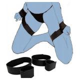 Wrist and Ankle Restraints Sex Straps Cuff Set Adult Play Sexual Sex Resistance Bands Bed with Ankle Strap Sex Handcuffs for Adults with Safety Release Pink Hand Cuff Set for Adults Bedroom Sweater