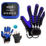 Rehabilitation Robot Gloves Flexion & Finger Exerciser Gloves Hand Strengthener Physical Therapy Equipment for Stroke Hemiplegia Hand Dysfunction Patient 9 Intensity Gears 3 Training Modes