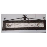 Bless our nest metal home wall decor 34inch