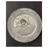 1988 Christmas Pewter Plate #12 - Visions of Sugarplums by Mary Hamilton