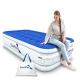 EnerPlex Air Mattress with Built-in Pump - Double Height Inflatable Mattress for Camping, Home & Portable Travel - Durable Blow Up Bed with Dual Pump - Easy to Inflate/Quick Set UP(twin)