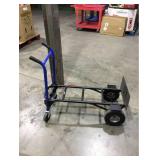 Kobalt 900-lb Capacity 2-Wheel Black Steel 4 In 1 Convertible Hand Truck