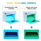 MSFULLSEA Laminar Flow Hood Mycology Vertical Laminar Flow Hood H-E-P-A Filter Air Flow Clean Bench Workstation for Phone LCD Repair Tissue Culture Seedlings Only 1 H-E-P-A Filter (Air Flow Hood) - Re