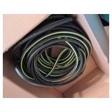 LINQUO Garden Hose 150 ft x 5/8"" - 2024 Version/New Patented Kink Free Water Hose - Heavy Duty,Flexible and Lightweight, Hybrid Hose, Easy to Coil, 3/4"" Solid Brass Fittings - No Leak, Green