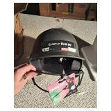 RIP-IT | Vision Pro Softball Batting Helmet with Face Mask | Matte Black | S/M | Lightweight Womens Sport Equipment