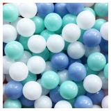 MoonxHome Ball Pit Balls for Toddlers, BPA Free Crush Proof Plastic Toy Balls for Ball Pit, Children