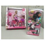 Barbie glam bike and computer engineer