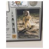 Apollo 11 framed 25th ann.