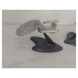 Star Trek pewter figures on base