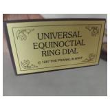 Franklin Mint Orrery and Universal Equinoctial Ring Dial