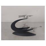 Franklin Mint Star Trek Beyond the Final Frontier Pewter Figurines