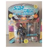 (3) Star Trek Next Generation figures- unopened