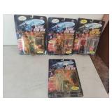 (4) Classic Star Trek movie series figures- unopened