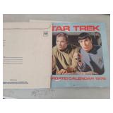 Star Trek movie cards calendar framed pictures