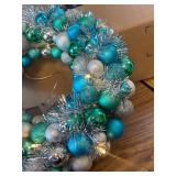 $47 16 Inch Xmas Decorative Ball Wreath Ornaments