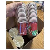 Maxcheck 150 Christmas Cups 9 oz (Bright Style)