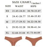 FINETOO Seamless Thongs 6 Pack