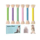 Retro Shaw Kitten Toys Cat Chew Rope, 6 Pack