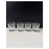 J.G. Durand Crystal low ball glasses