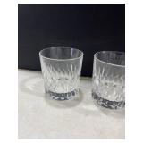 J.G. Durand Crystal low ball glasses