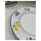 Italian mixing bowls and plates