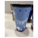 KC Royals plastic souvenir cups