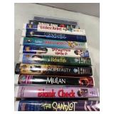 Mulan, Jurassic Park and more VHS tapes