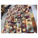 Shaw geometric area rug 130 x 92 in