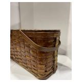 Antique refrigerated picnic basket