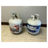 Two propane tanks