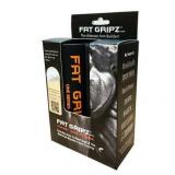 Fat Gripz One -The Simple Proven Way to Get Big Biceps & Forearms Fast Black (1.75 Inch Outer Diameter)