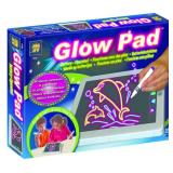 AMAV Glow Pad - Portable Hi-Tech Drawing Board For Kids Toy Tablet-Size with 7 Interchanging Blinking Colorful Lights. ChildrenâS Light Up Coloring Board, Arts & Crafts Set