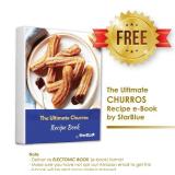 StarBlue Churrera Churro Maker with FREE Recipe e-Book - Easy Piping Nozzle Tool for Deep Fry Churro in 8 Difference Shapes