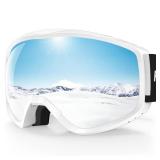 findway OTG Ski Goggles - Over Glasses Snow Snowboard Goggles for Men Women Adult & Youth - Anti-Fog 100% UV Protection