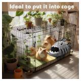 Avont 2 Pack Guinea Pig Bed House Hideout, Small Animal Hideaway Cage Accessories, Washable Sleeping Bed for Dwarf Rabbits Chinchillas Hamsters Hedgehogs Ferrets Bearded Dragons and Rats -Animal