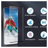 LETANG Galaxy S20 5G Screen Protector and Camera Lens Protector [2+2 Pack] Scratch Resistant, Fingerprint Unlock, 9H Hardness,for Samsung Galaxy S20 6.2 Inch Glass Screen Protector