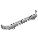 Tool Rail Mount for Alpha Engineerd Threaded Rails - Compatible with Milwaukee Packouts with Alpha Engineered Replacement Rails