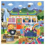 Ceaco - Happy Camper - Waterfall Camper - 300 Piece Jigsaw Puzzle