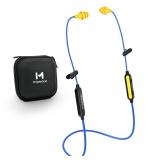 MIPEACE Bluetooth Work Earplugs Headphone,Wireless in-Ear Noise Isolating Earbuds,29dB Noise Reduction Headphone with Control,19+ Hours Battery for Lawn Mowing Safety Industrial Construction(Black)