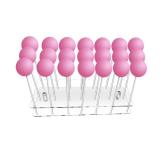 KETAWA Cake pop stand,21 Hole Clear Acrylic Lollipop Holder, Lollipop Sticks Weddings Baby Showers Birthday Parties Anniversaries Halloween