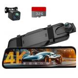 4k Rear View Mirror Camera, 10