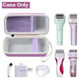 Case Compatible with Panasonic ES2207P/ ES2216PC/ ES2291D Electric Shaver for Women Cordless 3 Blade Razor Pop-Up Trimmer Close Curves. Ladies Shave Razors Holder Fits for Charger -Purple (Box Only)