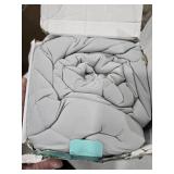 Bedsure Breescape Cooling Comforter Queen Size, Double-Sided Cool Tech Comforter, Soft Cooling Comforter for Hot Sleepers,Q-Max0.4, Breathable & Lightweight Comforter Queen Duvet Insert(Grey,88"x88") 