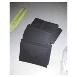 jiebor 100pcs Small Black Envelopes Mini Gift Card Envelopes Tiny Business Card Envelopes 3 x 4 Inch Bulk for Money Invitation Cards Wedding