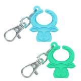 MORLIKE LIVING Silicone Buckle Release Tool, Unbuckle Assistant, Easy Buckle Release Aid for Parents and Caregivers to Unbuckle(Mint-Green)