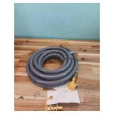 GASPRO 24 FT 1/2" ID Natural Gas Hose, Low Pressure LPG Hose with Quick Connect, for Weber, Char-broil, Pizza Oven, Patio Heater and More